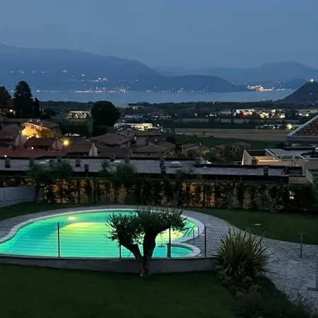 Bilocale In Vista Con Piscina * ポルペナッツェ・デル・ガルダ